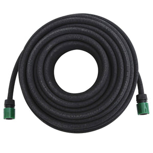 Tubo di Irrigazione da Giardino Nero 0,6" 25 m in Gomma 155870