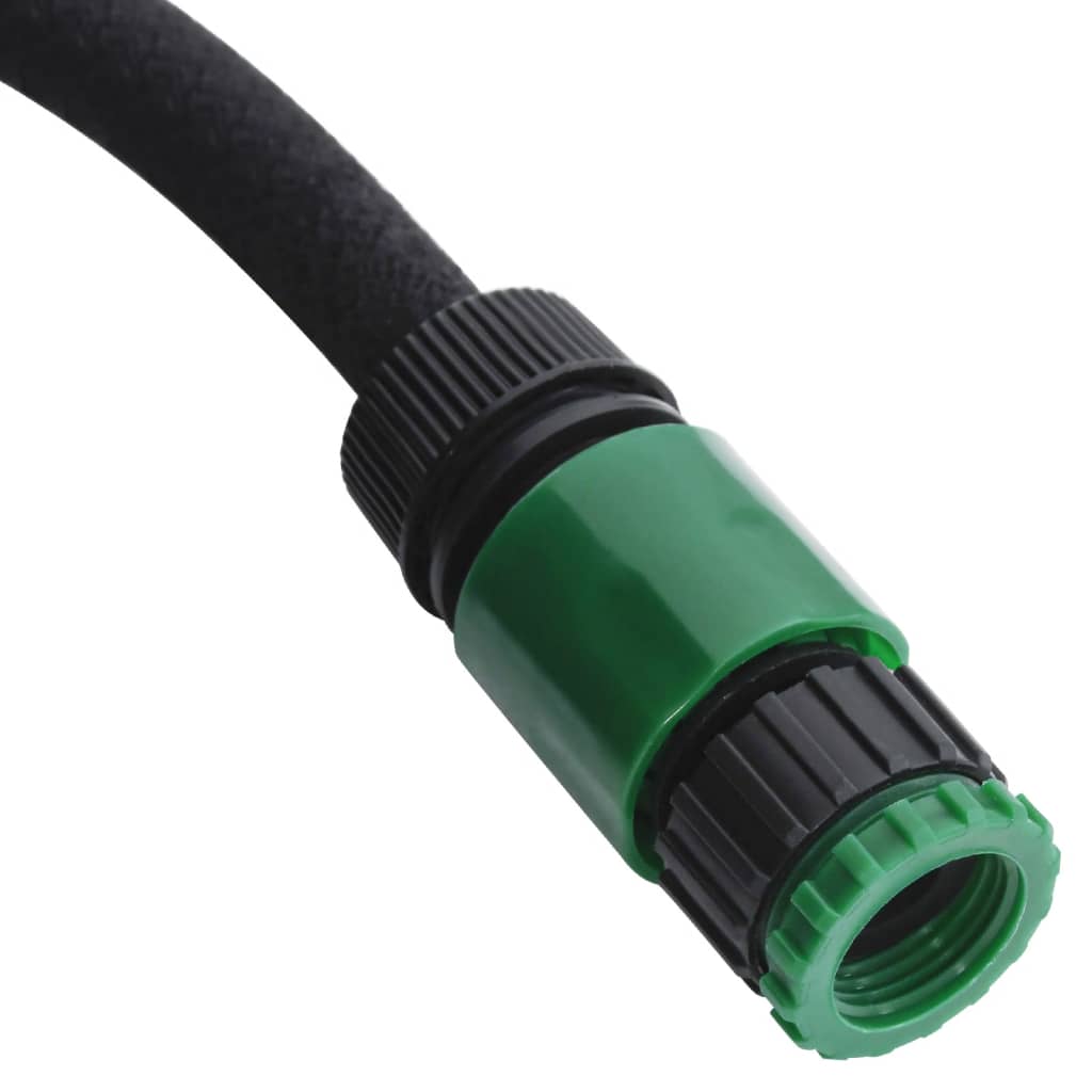 Tubo di Irrigazione da Giardino Nero 0,6" 25 m in Gomma 155870