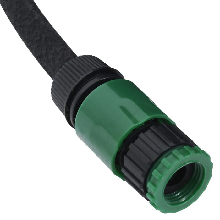 Tubo di Irrigazione da Giardino Nero 0,6" 100 m in Gomma 155874