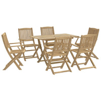 Set da Pranzo da Giardino 7 pz in Legno Massello di Acacia 3214235