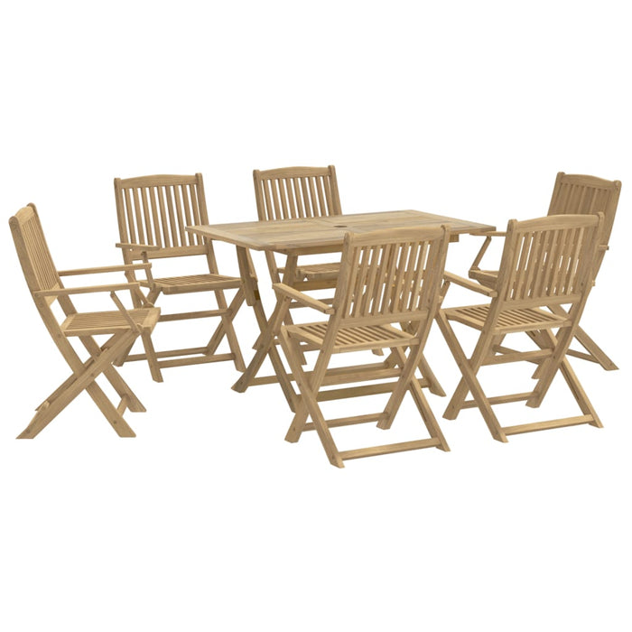 Set da Pranzo da Giardino 7 pz in Legno Massello di Acacia 3214235