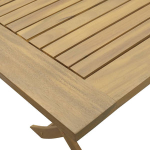 Set da Pranzo da Giardino 7 pz in Legno Massello di Acacia 3214235