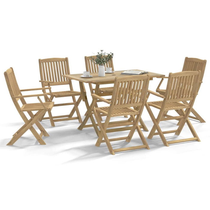 Set da Pranzo da Giardino 7 pz in Legno Massello di Acacia 3214235