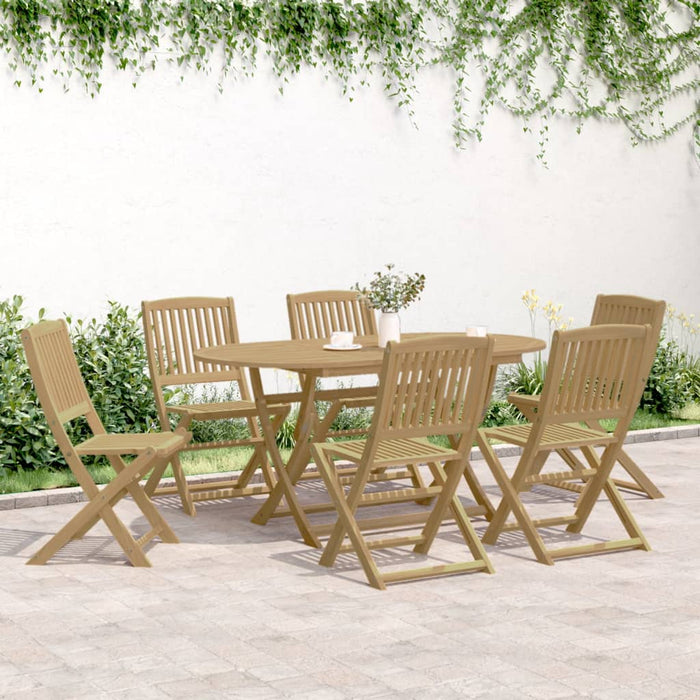 Set da Pranzo da Giardino 7 pz in Legno Massello di Acacia 3214240