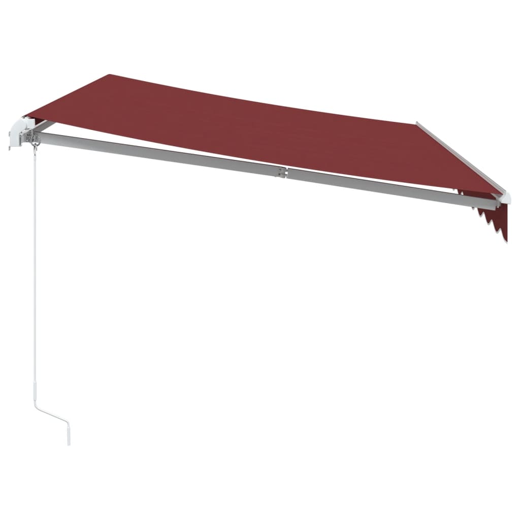 Tenda da Sole Retrattile Manuale Bordò 350x250 cm 3215226