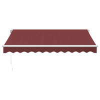 Tenda da Sole Retrattile Manuale Bordò 300x250 cm 3215228