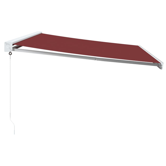 Tenda da Sole Retrattile Manuale Bordò 500x300 cm 3215317