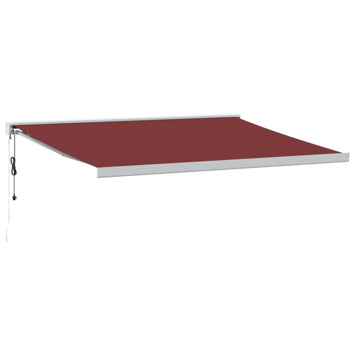 Tenda da Sole Retrattile Automatica Bordò 400x300 cm 3215325