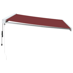 Tenda da Sole Retrattile Automatica Bordò 400x300 cm 3215325