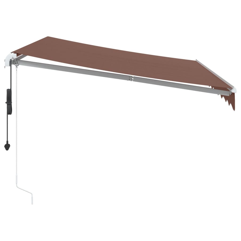 Tenda da Sole Retrattile Automatica Marrone 300x250 cm 3215375