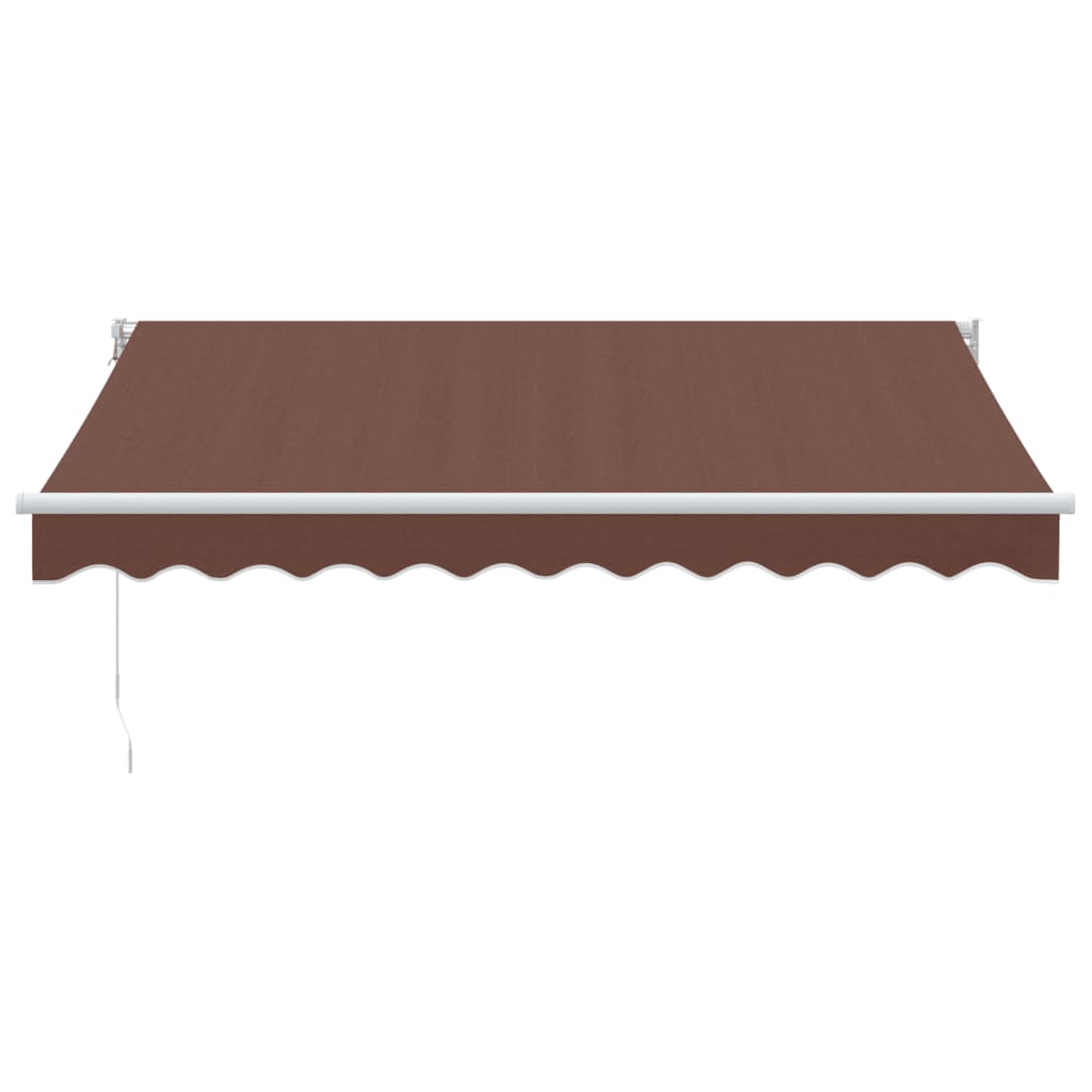 Tenda Sole Retrattile Manuale 300x250 cm Marrone 3215698