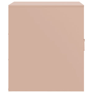 Comodini 2 pz Rosa 34,5x39x44 cm in Acciaio 841610