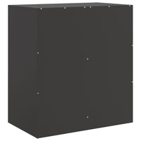 Credenza Nera 67x39x73 cm in Acciaio 841649