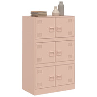 Credenza Rosa 67x39x107 cm in Acciaio 841656