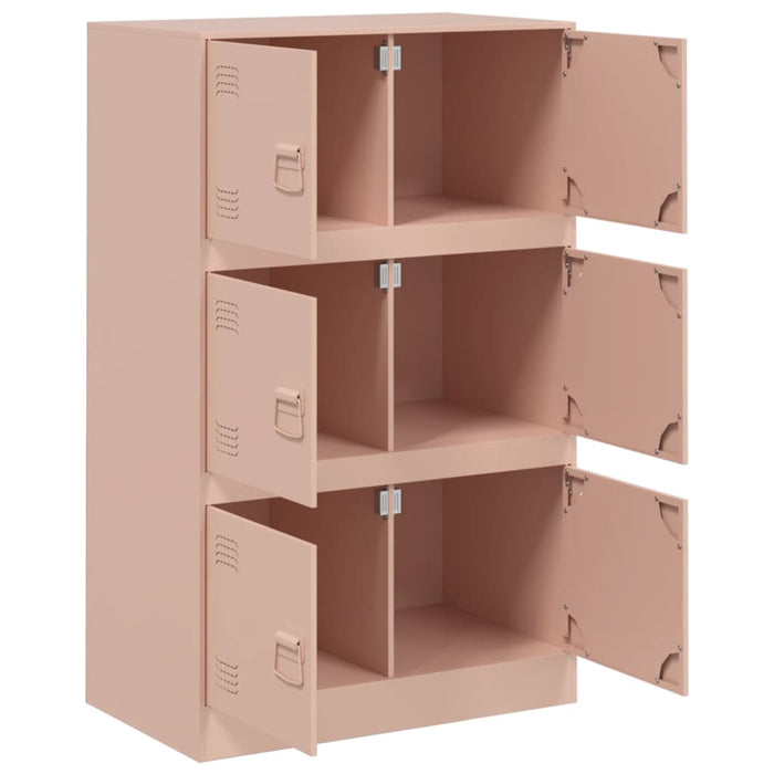 Credenza Rosa 67x39x107 cm in Acciaio 841656