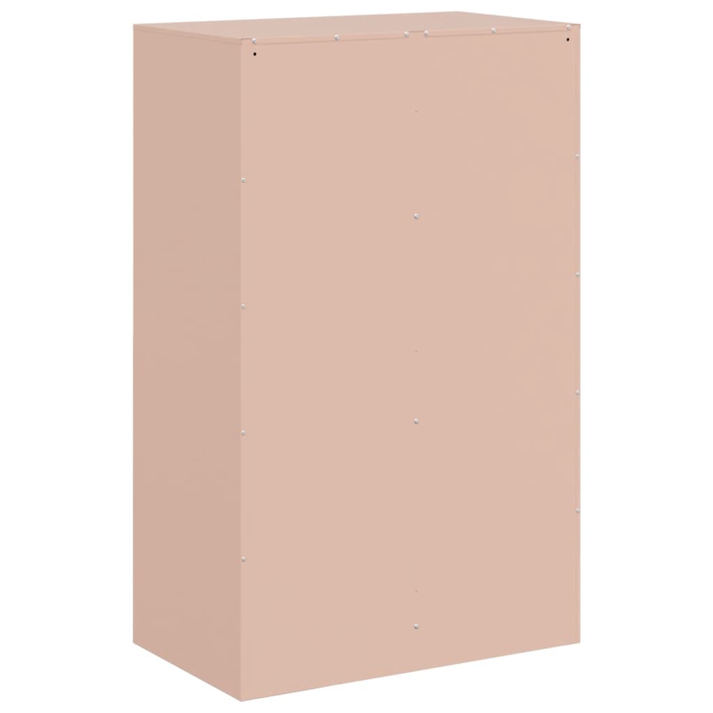 Credenza Rosa 67x39x107 cm in Acciaio 841656