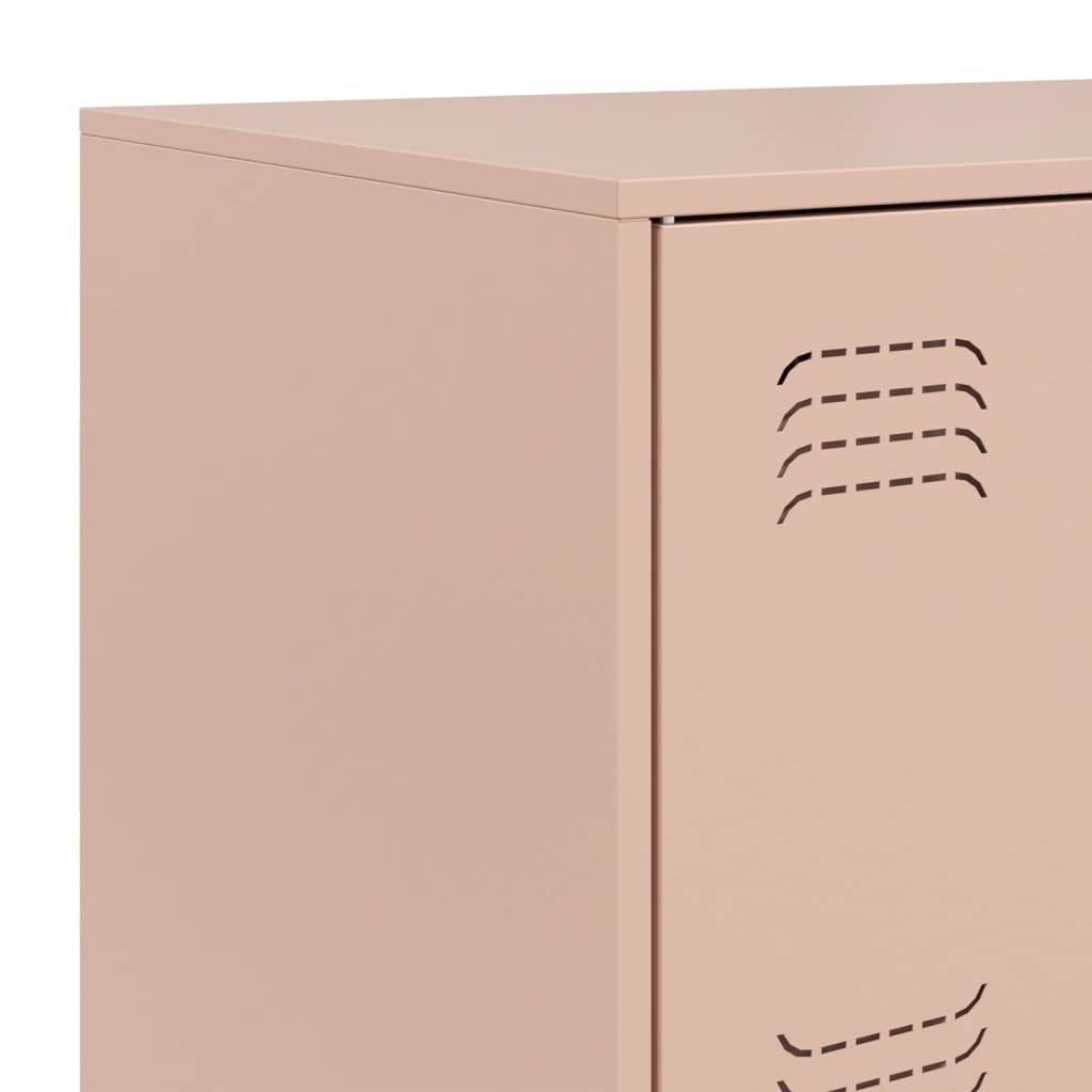 Credenza Rosa 67x39x107 cm in Acciaio 841656