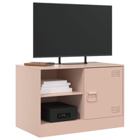 Mobili TV 2 pz Rosso 67x39x44 cm in Acciaio 841694