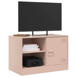 Mobili TV 2 pz Rosso 67x39x44 cm in Acciaio 841694