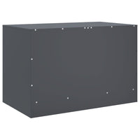 Mobile TV Antracite 67x39x44 cm in Acciaio 841695