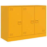 Credenza Giallo Senape 99x39x73 cm in Acciaio 841724