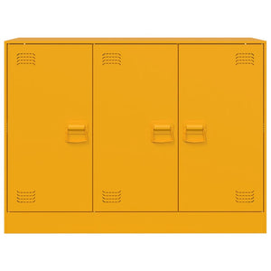 Credenza Giallo Senape 99x39x73 cm in Acciaio 841724