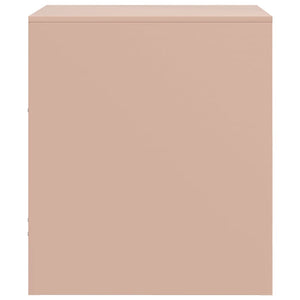 Comodini 2 pz Rosa 34,5x39x44 cm in Acciaio 841754