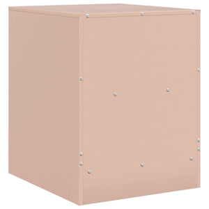 Comodini 2 pz Rosa 34,5x39x44 cm in Acciaio 841754