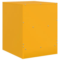 Comodino Giallo Senape 34,5x39x44 cm in Acciaio 841757