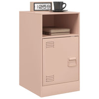 Comodini 2 pz Rosa 34,5x39x62 cm in Acciaio 841766