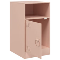 Comodini 2 pz Rosa 34,5x39x62 cm in Acciaio 841766