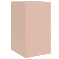 Comodini 2 pz Rosa 34,5x39x62 cm in Acciaio 841778