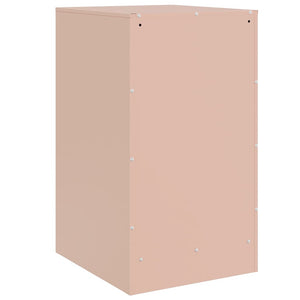 Comodini 2 pz Rosa 34,5x39x62 cm in Acciaio 841778