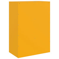 Credenza Giallo Senape 67x39x95 cm in Acciaio 841802