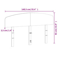 Testiera 135 cm in Legno Massello di Pino 842506