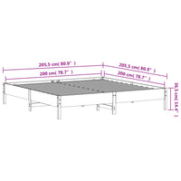 Giroletto 200x200 cm in Legno Massello di Pino 842682