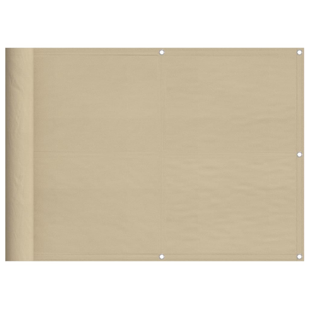 Paravento da Balcone Beige 75x800 cm 100% Poliestere Oxfordcod mxl 92655