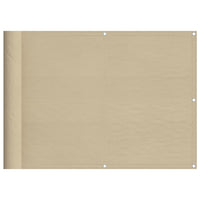 Paravento da Balcone Beige 75x800 cm 100% Poliestere Oxfordcod mxl 92655