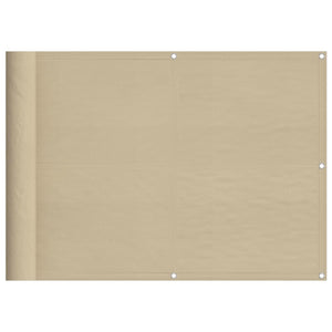 Paravento da Balcone Beige 75x800 cm 100% Poliestere Oxfordcod mxl 92655