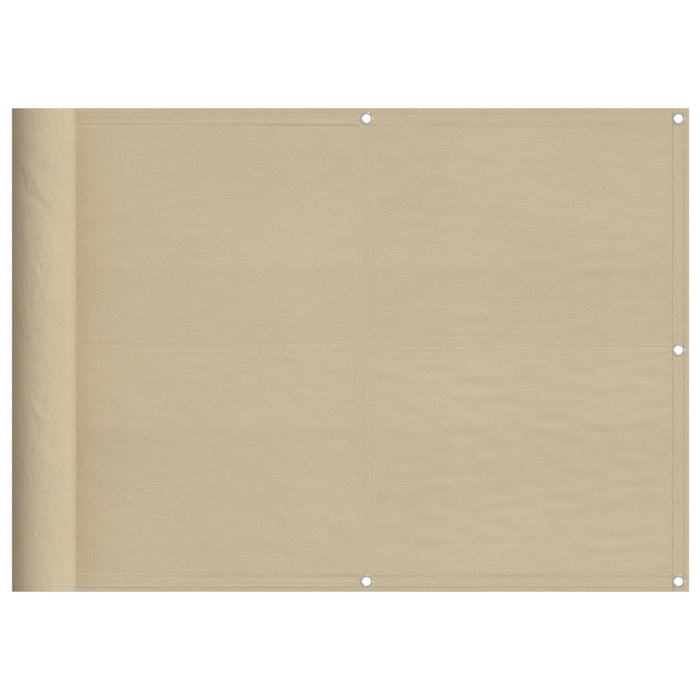 Paravento da Balcone Beige 75x800 cm 100% Poliestere Oxfordcod mxl 92655