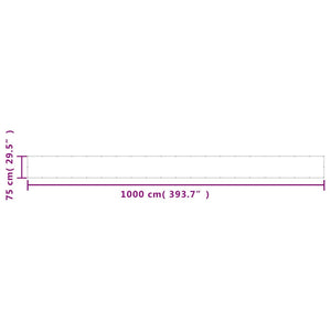 Paravento da Balcone Blu 75x1000 cm 100% Poliestere Oxford 4000279