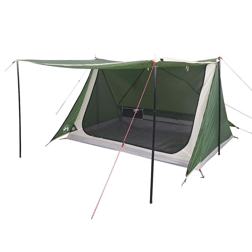 Tenda da Campeggio per 2 Persone Verde Impermeabile 94530