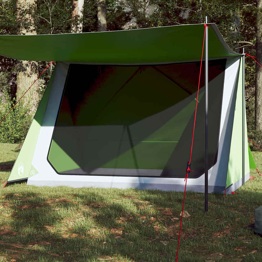 Tenda da Campeggio per 2 Persone Verde Impermeabile 94530