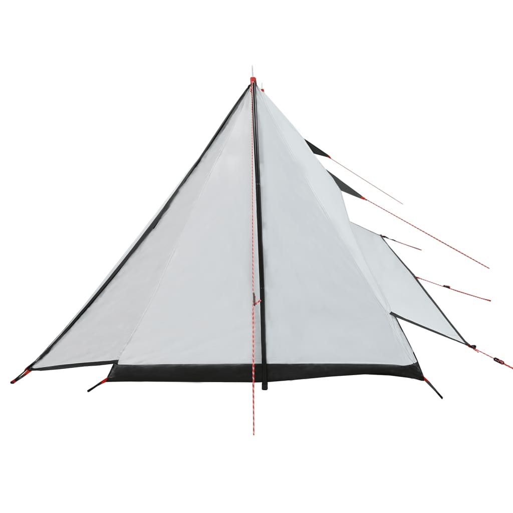 Tenda Campeggio 2 Persone Bianca Tessuto Oscurante Impermeabile 94532