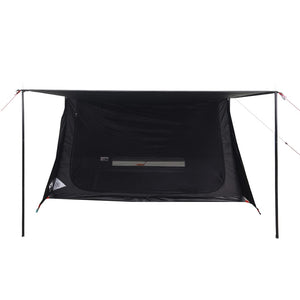 Tenda Campeggio 2 Persone Bianca Tessuto Oscurante Impermeabile 94532