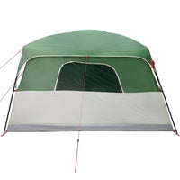 Tenda Familiare a Cabina per 9 Persone Verde Impermeabile 94539