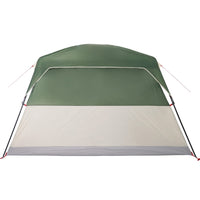 Tenda da Campeggio a Cabina per 4 Persone Verde Impermeabile 94542