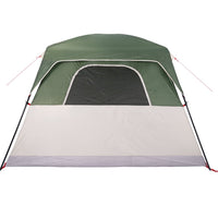 Tenda Familiare Cabina per 6 Persone Verde Impermeabile 94545