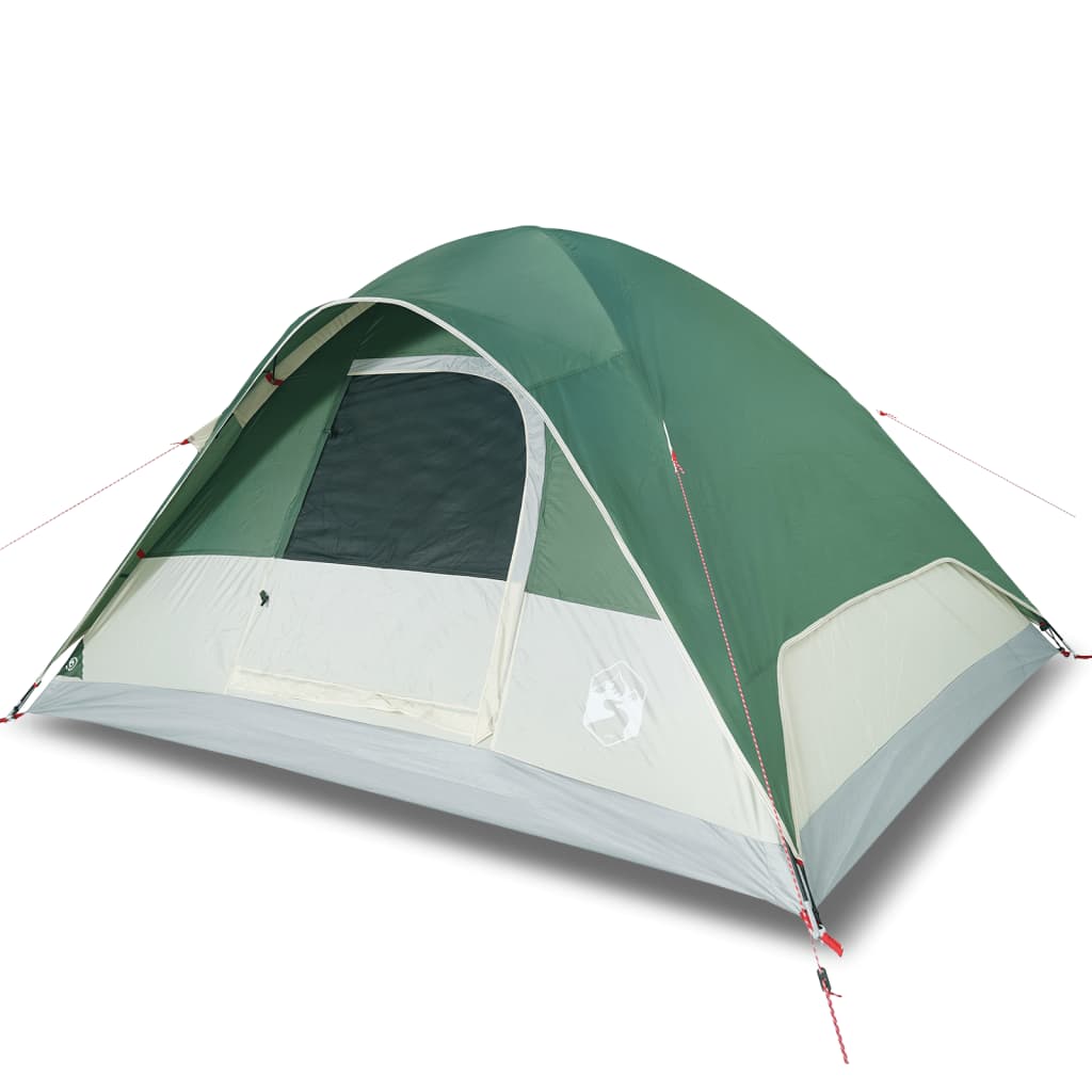 Tenda da Campeggio a Cupola per 6 Persone Verde Impermeabile 94551