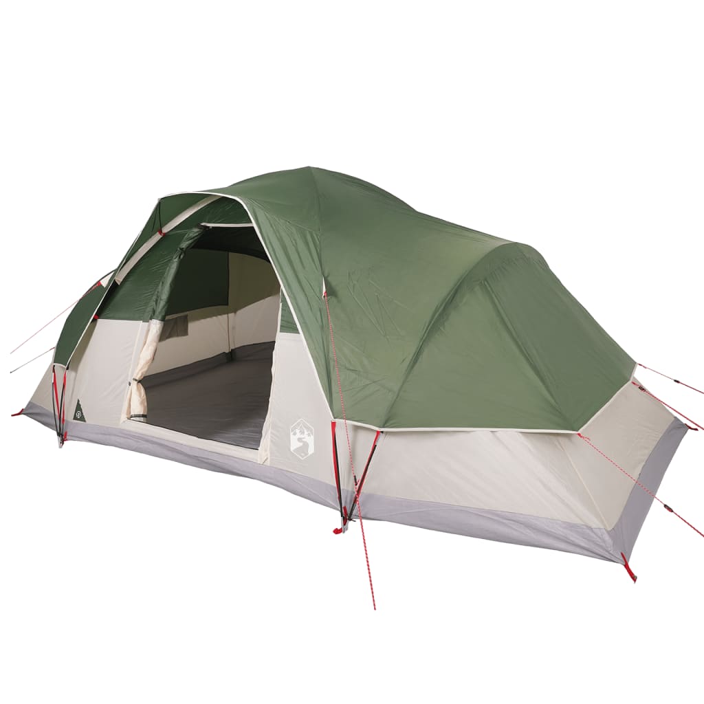 Tenda da Campeggio a Cupola per 9 Persone Verde Impermeabile 94563